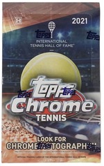 2021 Topps Chrome Tennis Hobby Box